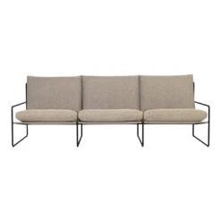 Ferm LIVING Desert Sofa 22 Ferm LIVING Desert Sofa -Danish Design Store fermLIVING SS22 DesertSofa 3seater BlackDarkSand 1104265435 pack 1 4c28eb72 a5a8 418a 8379 dc54971d5061