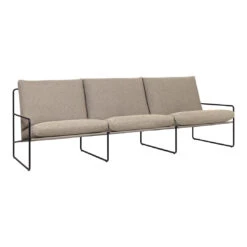 Ferm LIVING Desert Sofa 24 Ferm LIVING Desert Sofa -Danish Design Store fermLIVING SS22 DesertSofa 3seater BlackDarkSand 1104265435 pack 4 55741401 b6f3 4d47 92f8 42c3e36ee324
