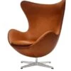Fritz Hansen Egg Chair -Danish Design Store fh egg brown leather 7 e3dabfac 76f1 4ba7 9adb c6fe7fd5ad78