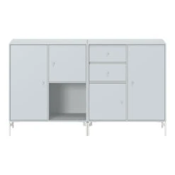 Couple Sideboard With Legs -Danish Design Store flintwhite