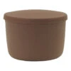 Normann Copenhagen Hide Storage Pouf 1 Normann Copenhagen Hide Storage Pouf -Danish Design Store hide pouf small brown