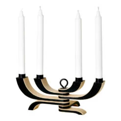 Nordic Light Foldable Candelabra 16 Nordic Light Foldable Candelabra -Danish Design Store image1 1013 1000 NordicLightBlack Packshot