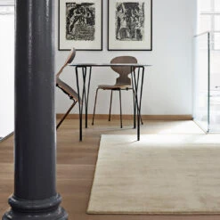 Earth Bamboo Rug -Danish Design Store massimo EarthBamboo soft grey environment HR