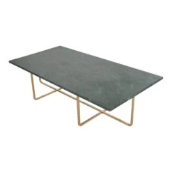 OX Denmarq Ninety Table 18 OX Denmarq Ninety Table -Danish Design Store ninety 120x60x30 green indio brass frame