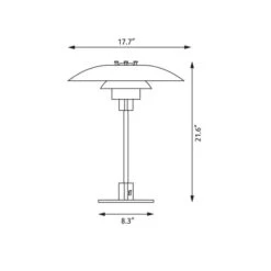 Louis Poulsen PH 4/3 Table Lamp -Danish Design Store ph 43 line