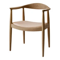 Wegner PP503 Round Chair 30 Wegner PP503 Round Chair -Danish Design Store pp503 oak oil vegetal natura bg white khp 1
