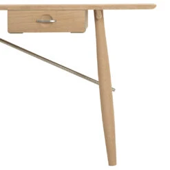 Wegner PP571 Architect's Desk -Danish Design Store pp571 oak soap bg white eb 2