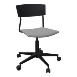 Pure X Conference Chair - Upholstered Seat - 5-Star Base W/ Casters