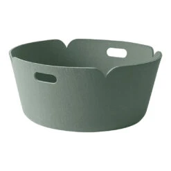 Muuto Restore Round Basket 10 Muuto Restore Round Basket -Danish Design Store restore round dusty green WB medium 6621875c 9d5a 4fda 81dd 6fd9d60e8803