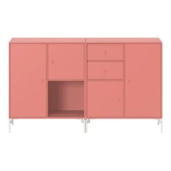 Couple Sideboard With Legs -Danish Design Store rhubarb