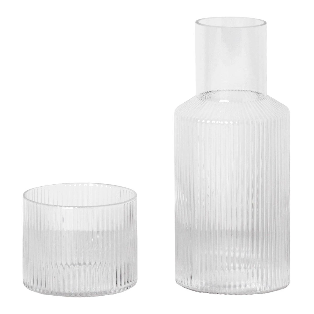 Ferm LIVING Ripple Small Carafe Set 6 Ferm LIVING Ripple Small Carafe Set - Image 4