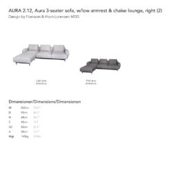 Aura Pre-configured Sofa - Setup 1 -Danish Design Store setup 1