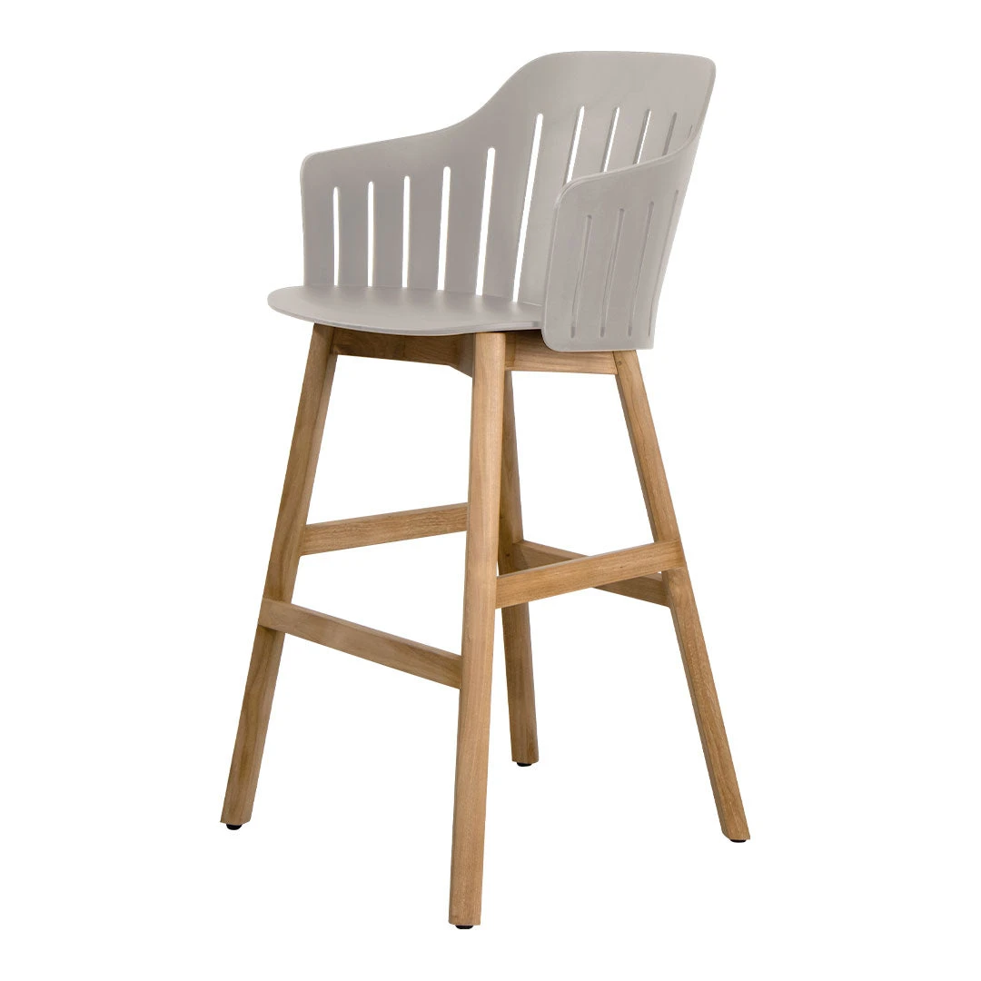 Choice Outdoor Bar Chair - Wood Base - W/ Seat Cushion 5 Choice Outdoor Bar Chair - Wood Base - W/ Seat Cushion - Image 3