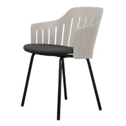 Choice Outdoor Chair - 4 Legs - W/ Seat Cushion 25 Choice Outdoor Chair - 4 Legs - W/ Seat Cushion -Danish Design Store taupe natte black 99d7f093 2abe 4084 81b0 79b3698ff89a