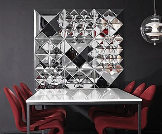 Verpan Mirror Sculptures - 9 Pyramids 6 Verpan Mirror Sculptures - 9 Pyramids - Image 4