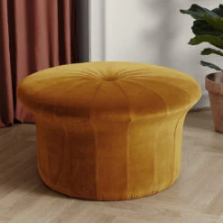 Warm Nordic Grace Pouf 13 Warm Nordic Grace Pouf -Danish Design Store warmnordic grace amber 01